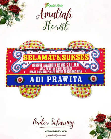 Papan Bunga Ucapan Selamat Sidangraja